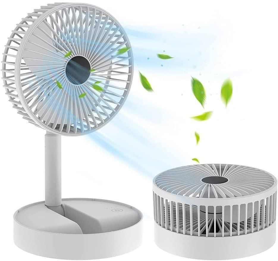 Powerful Rechargeable High Speed Table Desk Fan - Urban India